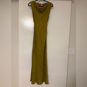 Zara Olive Green Maxi Dress